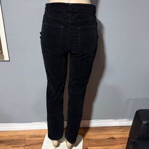 Talbots Black Skinny Corduroy Pants